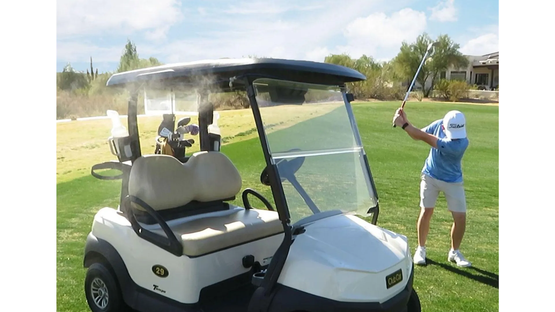 Golf Cart Misting System