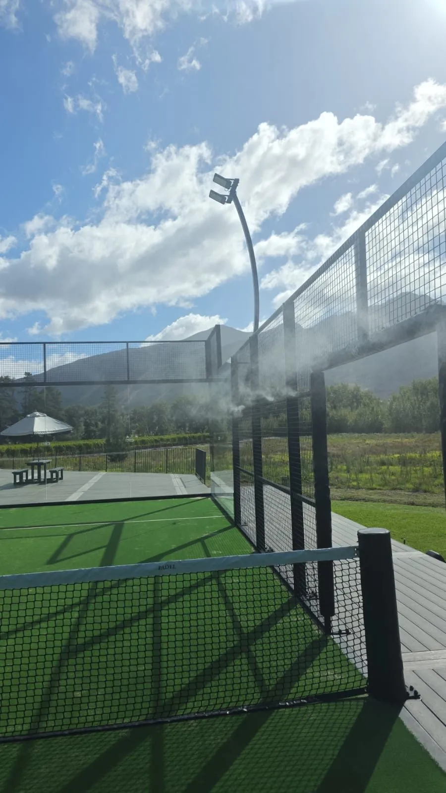 Padel Court Outdoor Cooling
