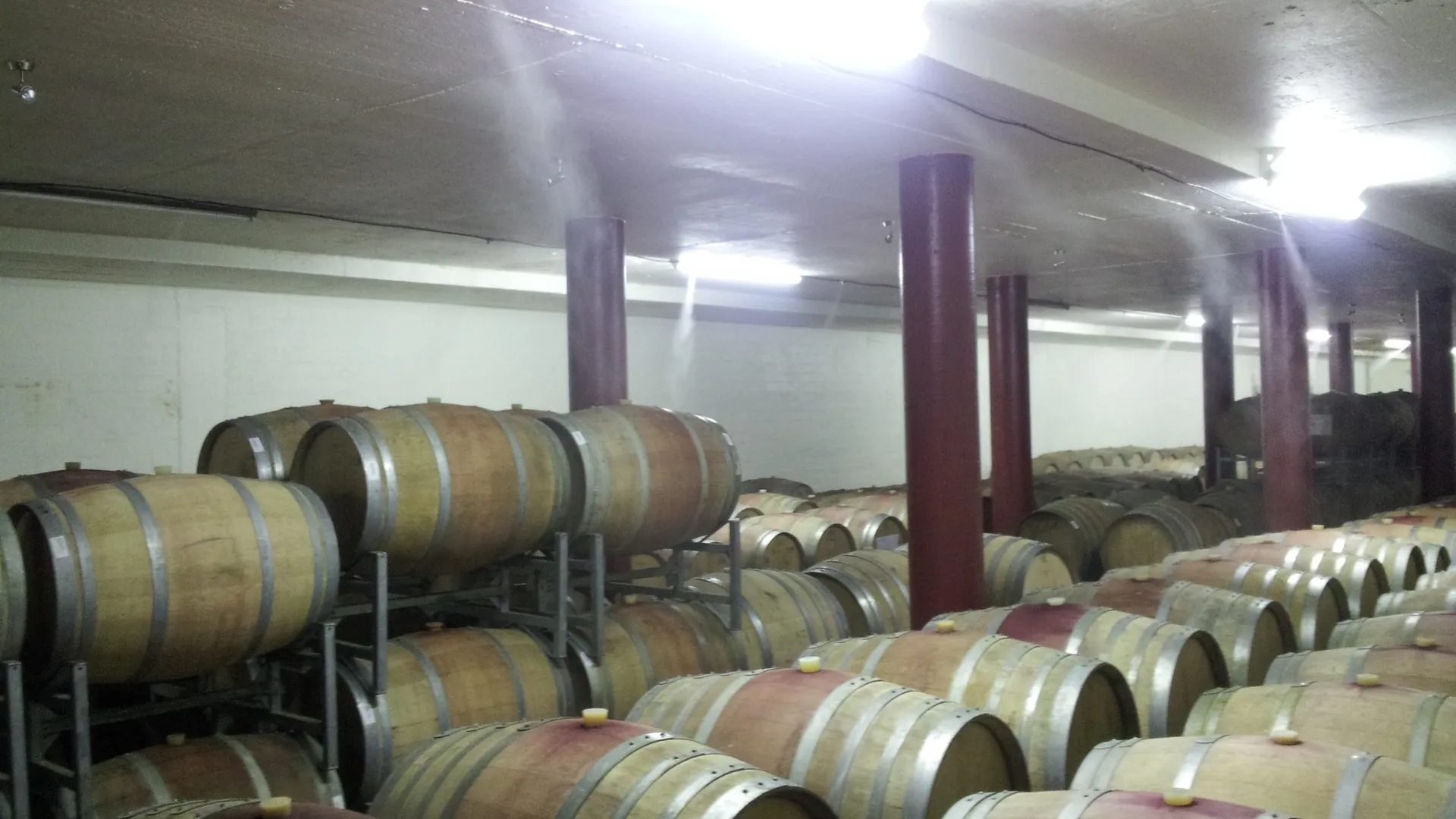 Wine cellar barrel humidification fogging system South Africa